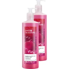 Avon Raspberry Delight Frambuaz ve Frenk Üzümü Kokulu Duş Jeli 720 ml İkili Set