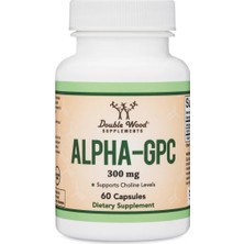 Double Wood Alpha-Gpc 300 mg 60 Capsul