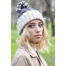 Bay Şapkacı Ponponlu Kadın Bere 1169-9