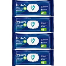 Prosafe Hasta Vücut Temizleme Havlusu 4 Paket 192 Yaprak