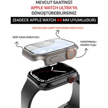 Conocer Apple Watch 44MM Uyumlu Ultra Dönüştürücü Kasa ve Ekran Koruyucu