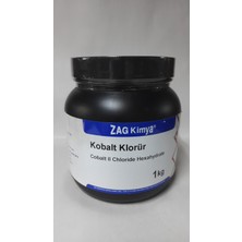Zag Kimya Kobalt Klorür Hekzahidrat (Teknik Kalite) - 1 kg