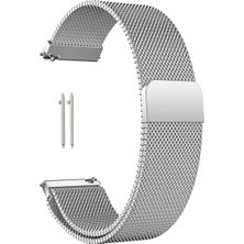 Conocer Qcy Gtc Uyumlu Yüksek Kalite 22MM Milano Metal Hasır Kordon Kayış