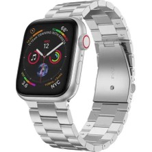 Conocer Apple Watch Seri 2/3/4/5/6/7/8/9/se 38 40 41MM Paslanmaz Çelik Klipsli Ayarlanır Pim Metal Kordon