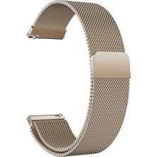 Conocer Xiaomi Mi Watch Uyumlu Desenli Milano Metal Hasır Kordon Kayış