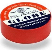 Globe Izole Bant 10X19MM Kırmızı