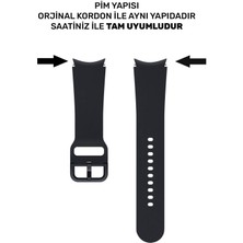 Conocer Samsung Galaxy Watch 4 5 Pro 6 40 42 43 44 45 46 47 mm Uyumlu Kavisli Tasarım Silikon Kordon