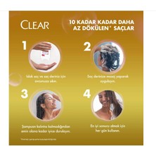 Clear Women Kepeğe Karşı Etkili Şampuan Saç Dökülmesine Karşı Zencefil Özü 350 ml