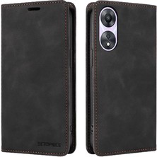 Yihang Boutique Oppo A78 5g Manyetik Folio Cüzdan Koruyucu Pu Deri Kılıf (Yurt Dışından)