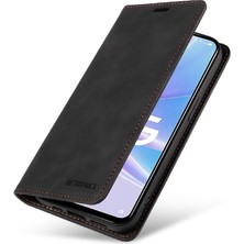 Yihang Boutique Oppo A78 5g Manyetik Folio Cüzdan Koruyucu Pu Deri Kılıf (Yurt Dışından)