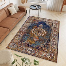 Eliana Home Dijital Baskı Yıkanabilir Kaymaz Taban Salon Halısı Ve Yolluk  Lna0789