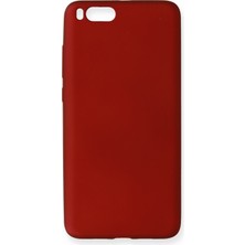 Newface Xiaomi Mi Note 3 Kılıf Premium Rubber Silikon - Bordo 301101