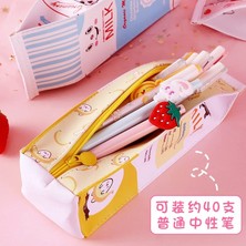 GongtuShop No.16 Tarzı Tulx Sevimli Kese Kalem Çantası Kawaii Kese Kalem Çantası Okula Dönüş Kalem Kutusu Kawaii Sevimli Okul Malzemeleri (Yurt Dışından)
