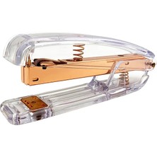 GongtuShop No.4 Tarzı Rose Gold Stapler Edition Metal Manuel Zımbalar Taples Içerir Ofis Aksesuarları Okul Kırtasiye Malzemeleri (Yurt Dışından)