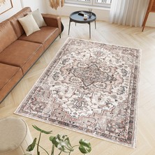 Rovigo Home Dijital Baskı Yıkanabilir Kaymaz Taban Salon Halısı ve Yolluk  RVG0796