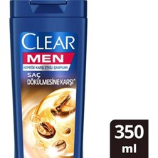 Clear Men Kepeğe Karşı Etkili Şampuan Saç Dökülmesine Karşı Kahve Çekirdeği Özü 350 ml