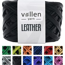 Vollen Yarn Premium Deri Ip Metalik Ip Çanta Ipi,parlak Penye İP.120 Gram