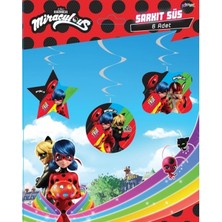 Kidspartim 6 Lı Tavan Süsü Miraculous Super Heroez