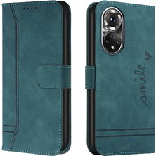 Yihang Boutique Onur 50 Pro El Kayışı Için Telefon Kılıfı Pu Deri Flip Folio Cüzdan Kart (Yurt Dışından)