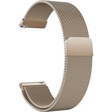 Conocer Haylou Rt LS05S Uyumlu Yüksek Kalite 22MM Milano Metal Hasır Kordon Kayış