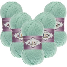 Alize Cotton Gold 5'li 015 Su Yeşil El Örgü Ipliği