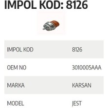 Ölmez Aks Stoperi Arka Karsan Jest