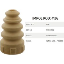 Ölmez Süspansiyon Takozu Arka Seat Altea Leon Toledo Iıı