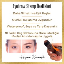 Hipno Cosmetic Magic Lashes 6 Farklı Kirpik Seti Ve Kaş Şekillendirici Pudra (Kahve) Set Bir Arada