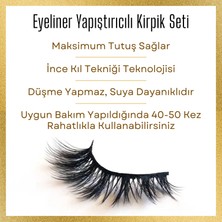 Hipno Cosmetic Magic Lashes 6 Farklı Kirpik Seti ve Microblading Kaş Kalemi(Kestane) Set Bir Arada