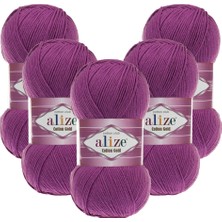Alize Cotton Gold 5'li 122 Koyu Menekşe El Örgü Ipliği