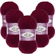 Alize Cotton Gold 5'li 057 Mürdüm El Örgü Ipliği