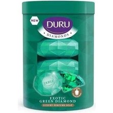 Duru Diamonds Serisi Exotic Green Diamond Güzellik Sabunu 4 x 90 gr x 3 Paket