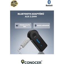 Conocer Bluetooth Aux Araç Kiti Adaptörü