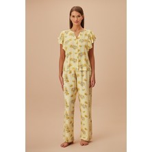 Suwen Yelena Maskülen Pijama Takımı