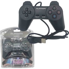 Berqnet Pc USB Oyun Kolu Gamepad Platoon PL-2518 Brnm  [gymberq]