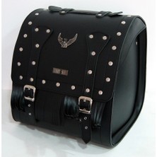 Mts Deri Arka Çanta Büyük (Siyah)