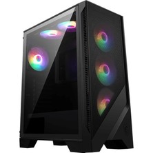 MSI MAG FORGE 120A AIRFLOW Temperli Cam 6 x120mm Auto RGB Fan ATX Gaming Bilgisayar Kasası