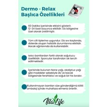 Dermo - Relax Illa Life Hızlı Etkili Yeni Dermo Relax Diz Bandı Diz Bacak Bölgesi Için Özel Sporcu Soğutucu Bant 10'lu