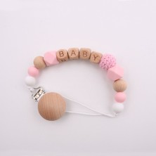 Bra2nd Beech Wood Silicon Pacifier Zinciri (Yurt Dışından)