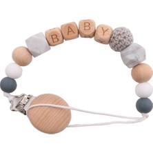 Bra2nd Beech Wood Silicon Pacifier Zinciri (Yurt Dışından)