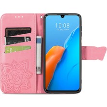 BDT Boutique Infinix Note 12 Pro Kelebek Kanatları Narin Çiçekler Darbeye Deri Telefon Kılıfı (Yurt Dışından)