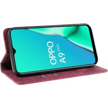 BDT Boutique Oppo A9 2020/A5 2020 Pu Deri Koruyucu Manyetik Folio Cüzdan Telefon Kılıfı (Yurt Dışından)