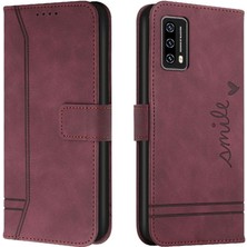 BDT Boutique Blackview A90 Pu Deri Flip Folio Cüzdan Için El Kayışı Kartı Telefon Kılıfı (Yurt Dışından)