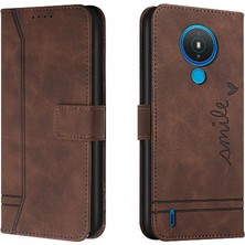 BDT Boutique Nokia 1.4 Flip Folio Cüzdan Manyetik Kapatma Kart Yuvaları Pu Için Telefon Kılıfı (Yurt Dışından)