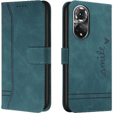 BDT Boutique  Için Huawei Nova 9 Pu Deri Flip Folio Cüzdan El Kayışı Kart Telefon Kılıfı (Yurt Dışından)