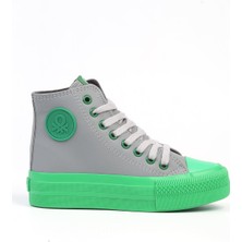 Benetton Benetton® | Bn-31125 - 3114 Gri Yesil - Kadın Spor Ayakkabı