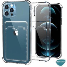 Microsonic Realme C21Y Card Slot Shock Kılıf Şeffaf