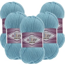 Alize Cotton Gold 5'li 287 Açık Turkuaz El Örgü Ipliği