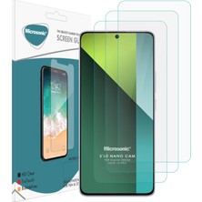 Microsonic Xiaomi Redmi Note 13 Pro 4g Screen Protector Nano Glass Cam Ekran Koruyucu (3`lü Paket)