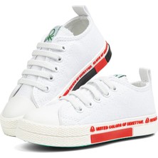 Benetton BN-30978-  Beyaz Kirmizi - Çocuk Spor Ayakkabı